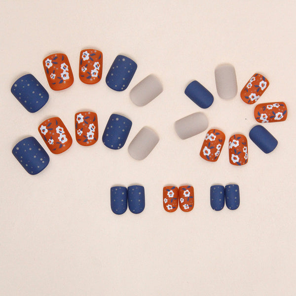 12 Sizes-24 Pcs Press On Nails W1386