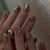 12 Sizes-24 Pcs Press On Nails W1981