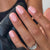 Glossy Medium Pink Press on Nails