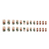 12 Sizes-24 Pcs Press On Nails W1845