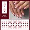 12 Sizes-24 Pcs Press On Nails C1397