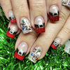 12 Sizes-24 Pcs Press On Nails C711