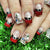 12 Sizes-24 Pcs Press On Nails C711