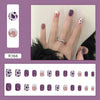 12 Sizes-24 Pcs Press On Nails R361