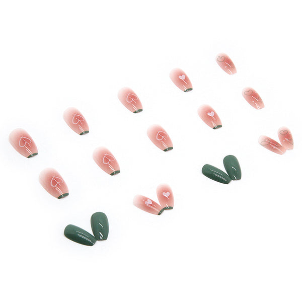 12 Sizes-24 Pcs Press On Nails R460
