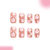 12 Sizes-24 Pcs Press On Nails C1889