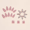 12 Sizes-24 Pcs Press On Nails W916
