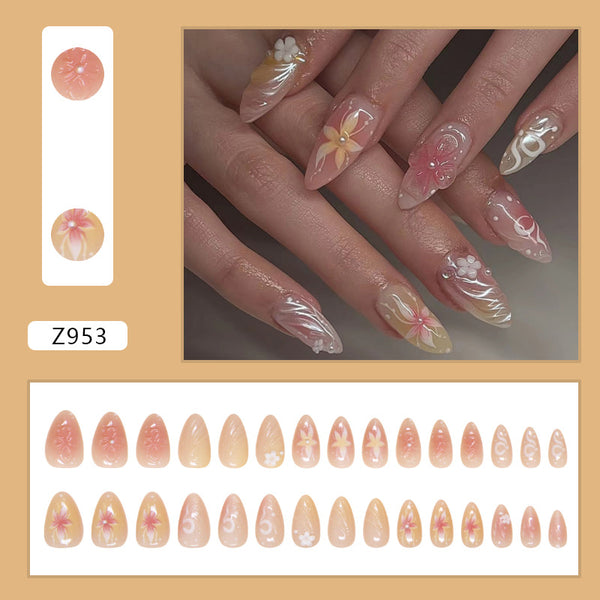 30 Pcs Press On Nails Z953