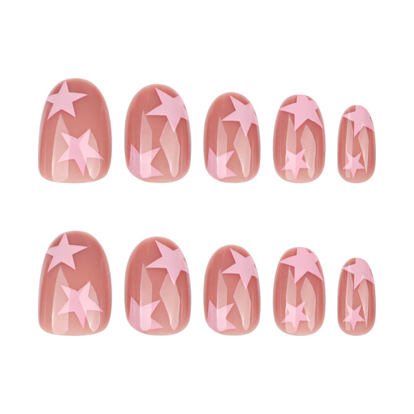 12 Sizes-24 Pcs Press On Nails JP3743