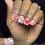 12 Sizes-24 Pcs Press On Nails C232