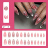 12 Sizes-24 Pcs Press On Nails Z1114