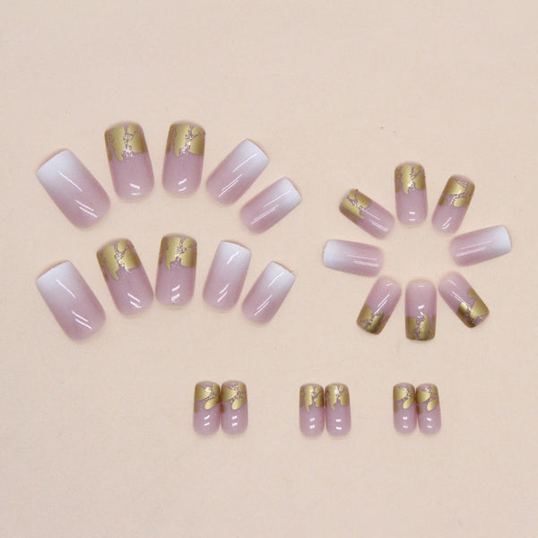 12 Sizes-24 Pcs Press On Nails W705