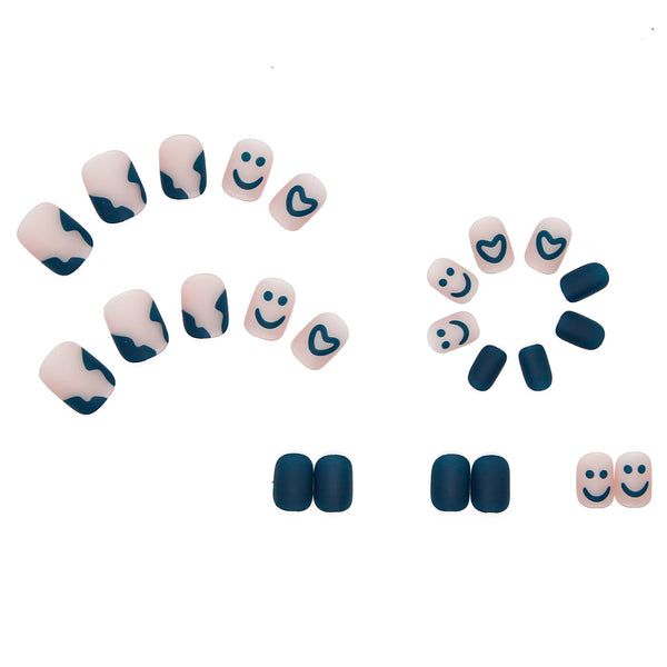 12 Sizes-24 Pcs Press On Nails R285