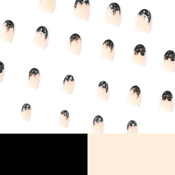 12 Sizes-24 Pcs Press On Nails JP2480