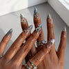 12 Sizes-24 Pcs Press On Nails JP4121