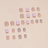 12 Sizes-24 Pcs Press On Nails W1556