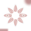 12 Sizes-24 Pcs Press On Nails C1083