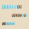 12 Sizes-24 Pcs Press On Nails Y1453