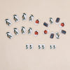 12 Sizes-24 Pcs Press On Nails W1474