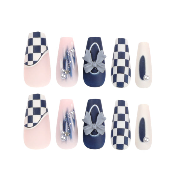 12 Sizes-24 Pcs Press On Nails JP2995