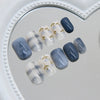 12 Sizes-24 Pcs Press On Nails R977