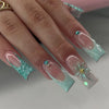 12 Sizes-24 Pcs Press On Nails Z1015