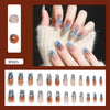 12 Sizes-24 Pcs Press On Nails R985