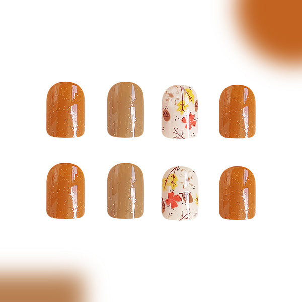 12 Sizes-24 Pcs Press On Nails C604