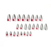 12 Sizes-24 Pcs Press On Nails JP2049