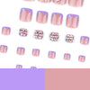 12 Sizes-24 Pcs Press On Nails JP3347
