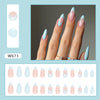12 Sizes-24 Pcs Press On Nails W673