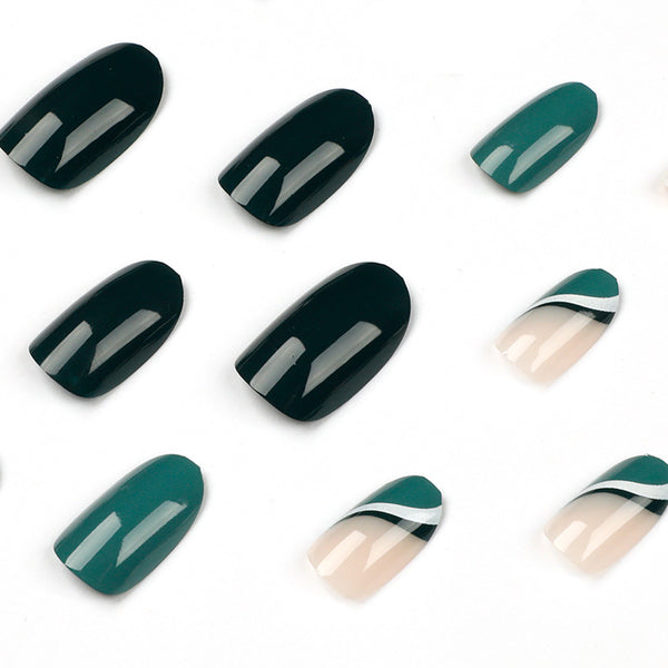 12 Sizes-24 Pcs Press On Nails JP1572