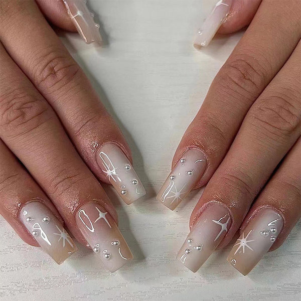 12 Sizes-24 Pcs Press On Nails JP3112