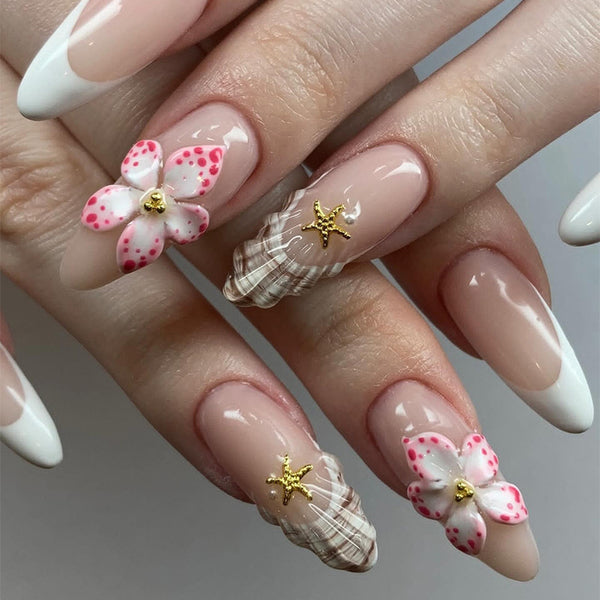 12 Sizes-24 Pcs Press On Nails W1764