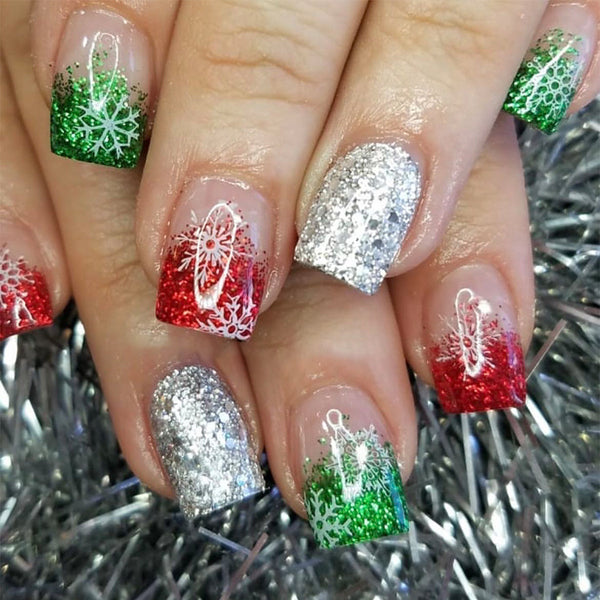 Christmas Press On Nails-2 Sets Mixed Pack (48PCS Total) C-mix-11