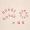 12 Sizes-24 Pcs Press On Nails W329