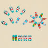 12 Sizes-24 Pcs Press On Nails Y1241