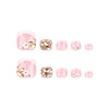 Press On Toe nails Set 16pcs/set JP3349