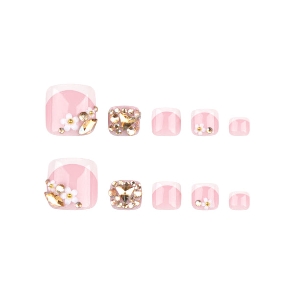 12 Sizes-24 Pcs Press On Nails JP3349