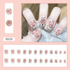 12 Sizes-24 Pcs Press On Nails R639