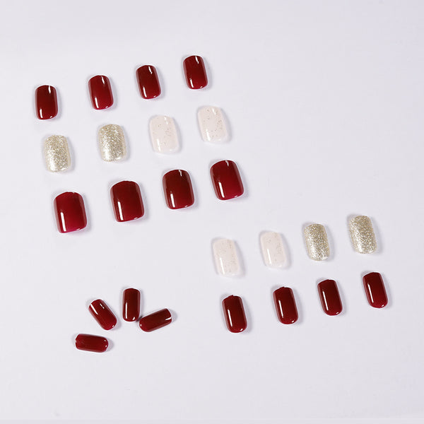 12 Sizes-24 Pcs Press On Nails JP993