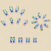 12 Sizes-24 Pcs Press On Nails Y625