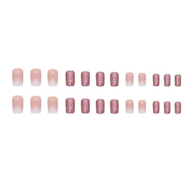 12 Sizes-24 Pcs Press On Nails W1035