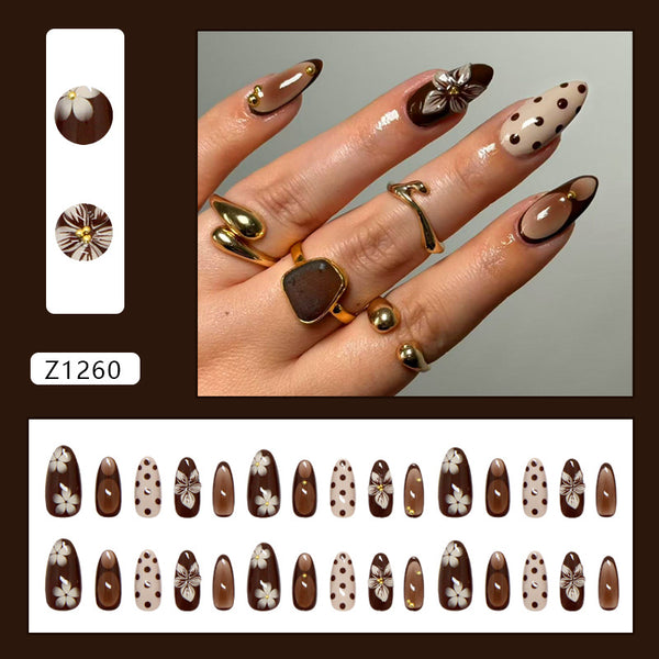 30 Pcs Press On Nails Z1260