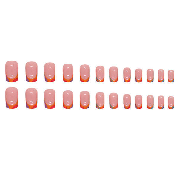 12 Sizes-24 Pcs Press On Nails W1155