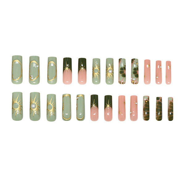 12 Sizes-24 PcsPress On Nails Z1171