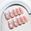 12 Sizes-24 Pcs Press On Nails Z1021
