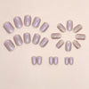 12 Sizes-24 Pcs Press On Nails W1375