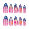 12 Sizes-24 Pcs Press On Nails JP3974
