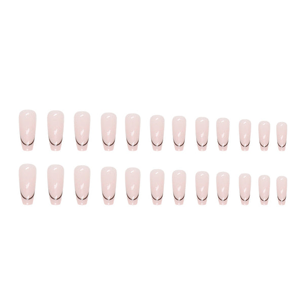 12 Sizes-24 Pcs Press On Nails W1044